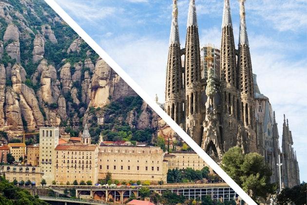 Montserrat e Sagrada Família: Tour guidato da Barcellona